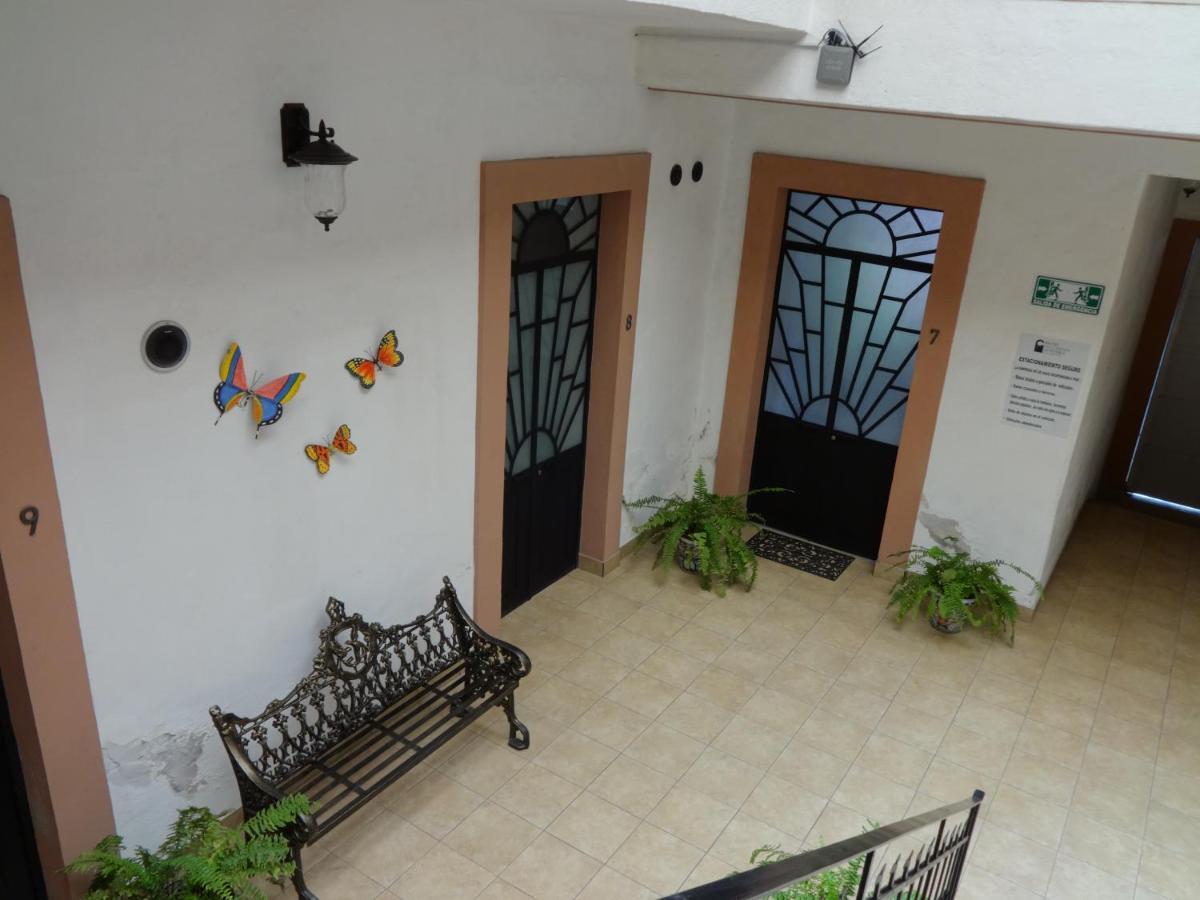 Hotel Del Capitan De Puebla, Departamentos Buitenkant foto